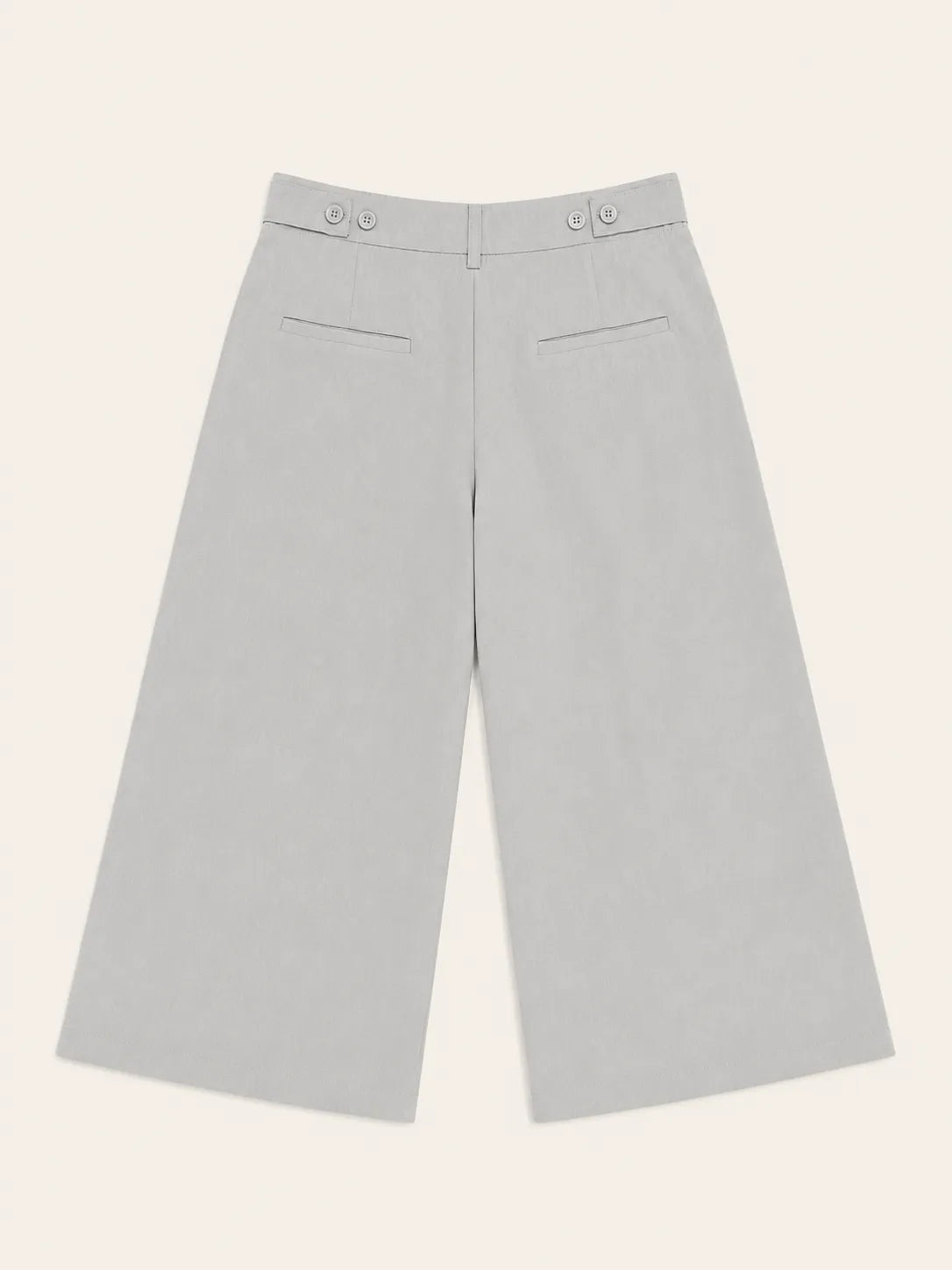 Adjustable wide-leg trousers
