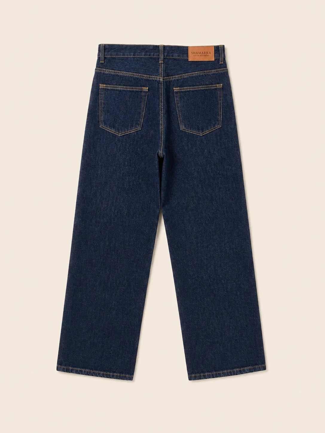 Wide-Leg Denim Jeans