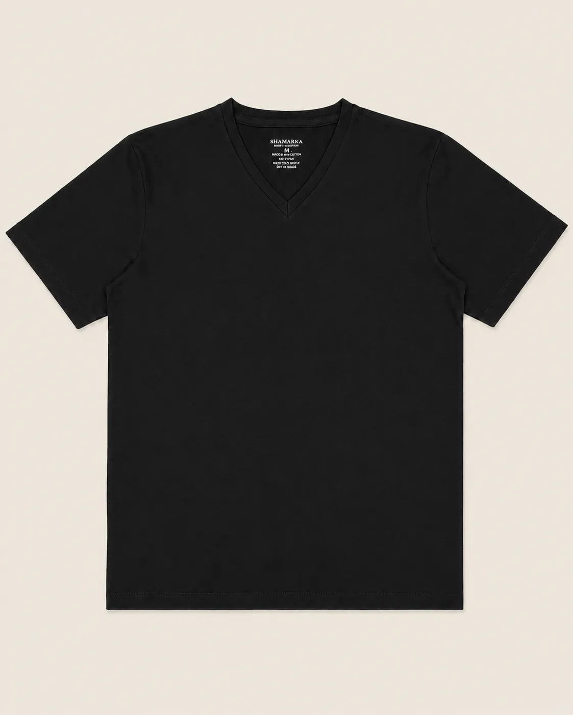V- neck T-shirt Egyptian Cotton
