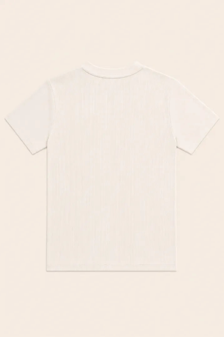Ribbed V-Neck Tee