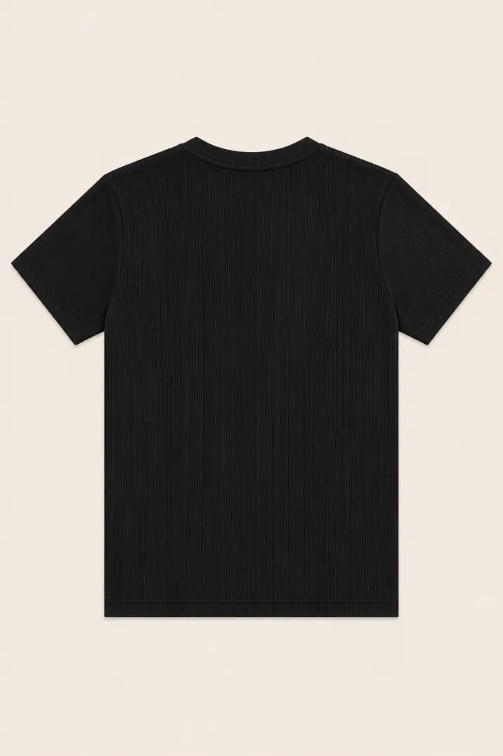 Ribbed V-Neck Tee
