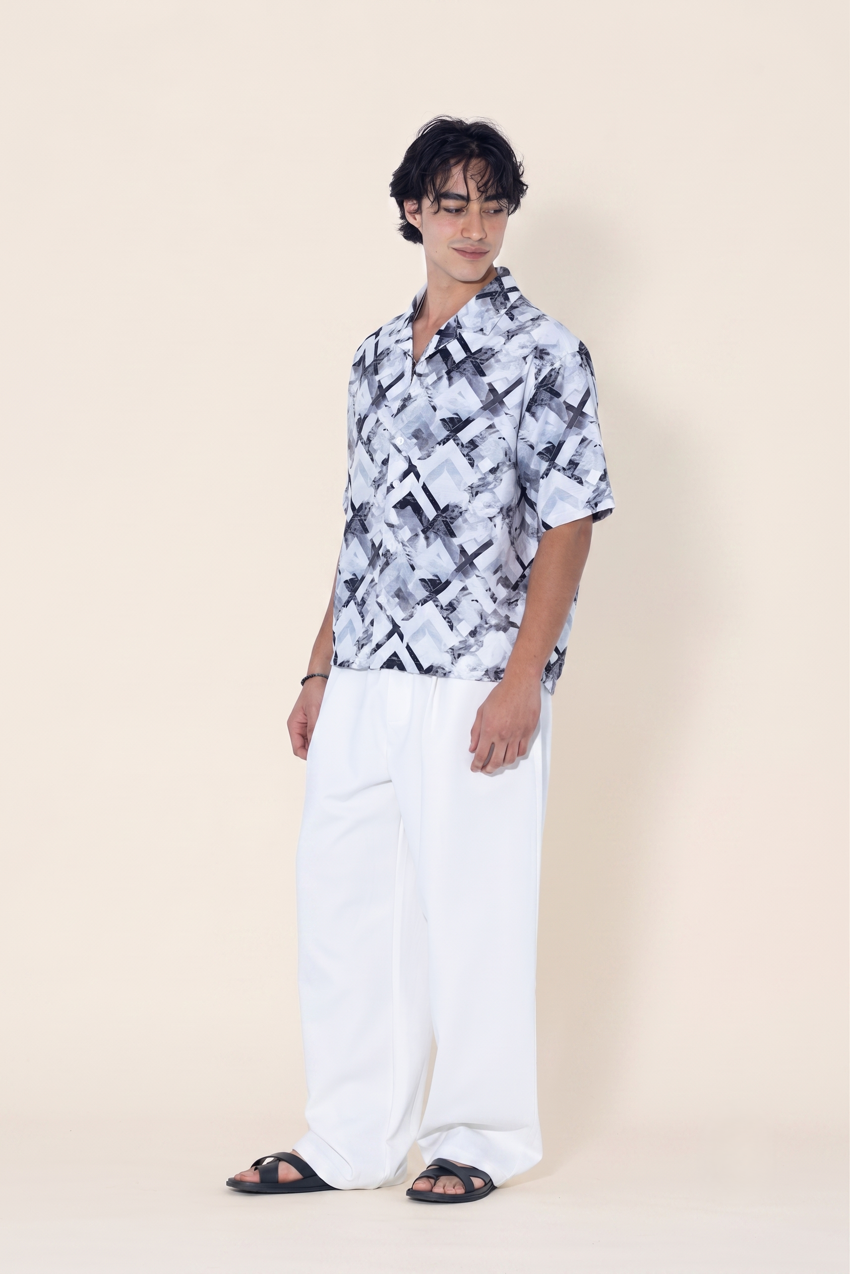 Interlock Pleated Pants