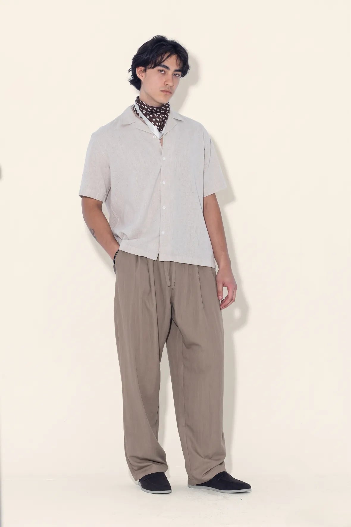 Linen Shirt Short-Sleeve