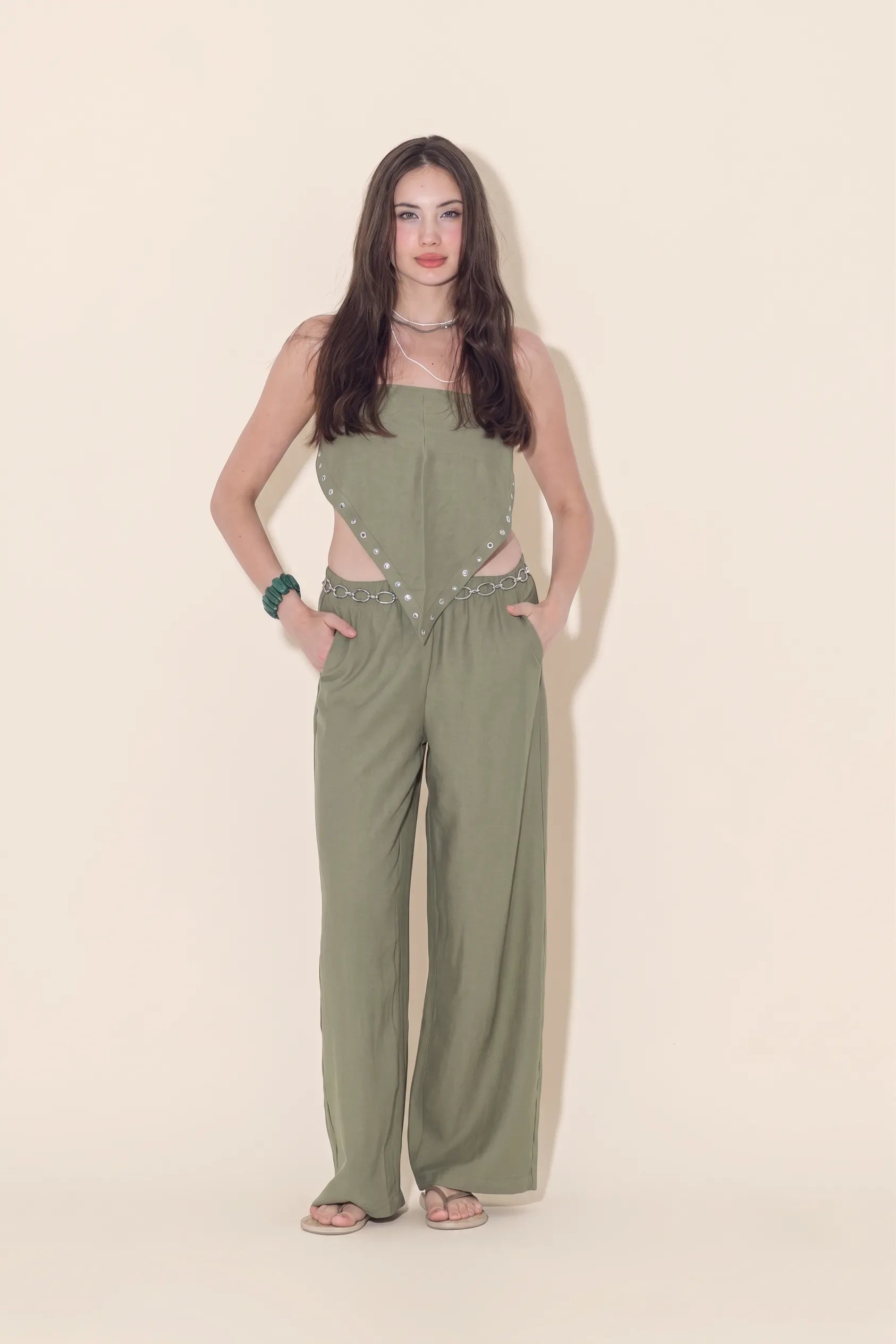 Tencel Scarf Trouser