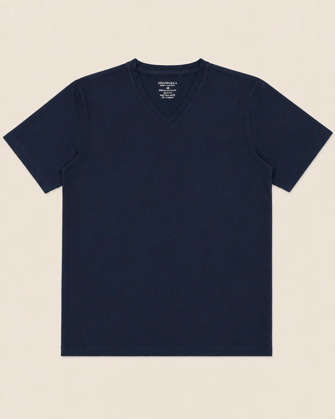 V- neck T-shirt Egyptian Cotton