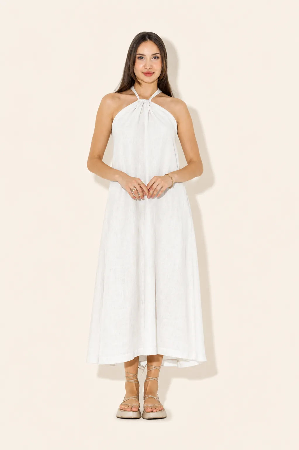 Halter Neck Maxi Dress
