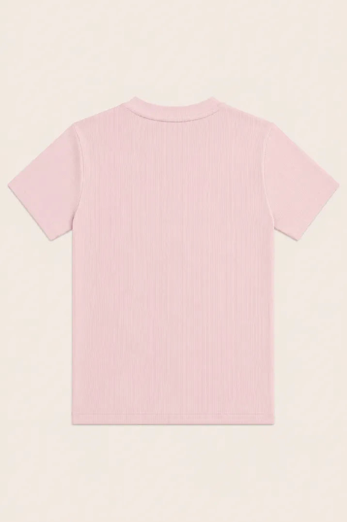 Ribbed V-Neck Tee