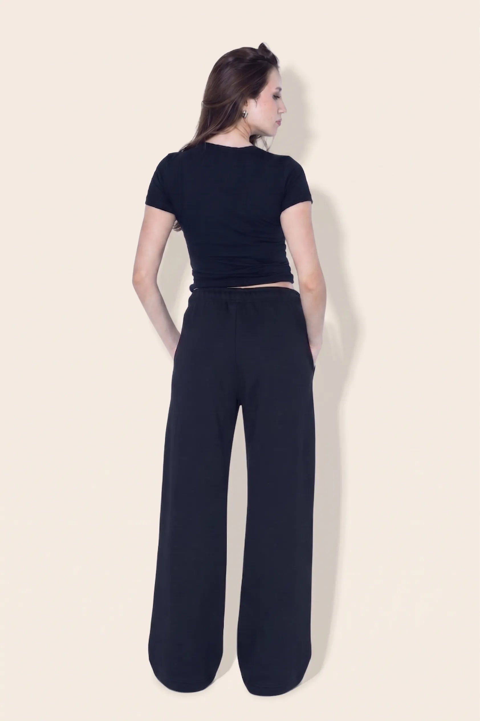 Soft Touch Wide Leg Jogger