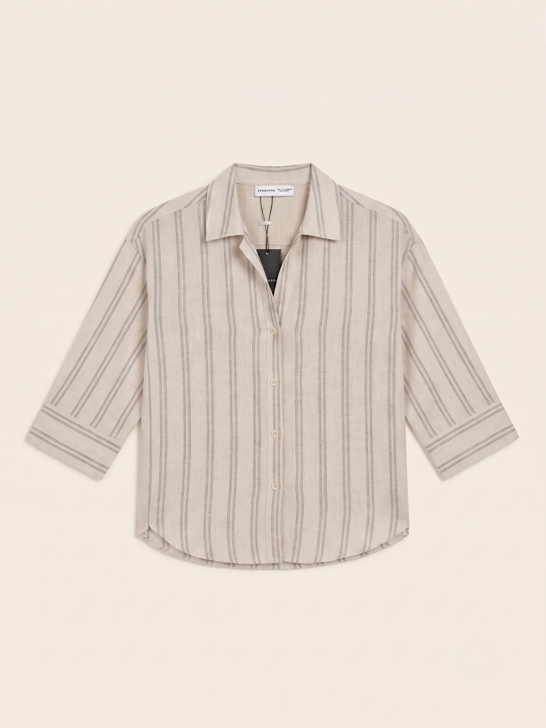 Stripped Linen Kimono Sleeves