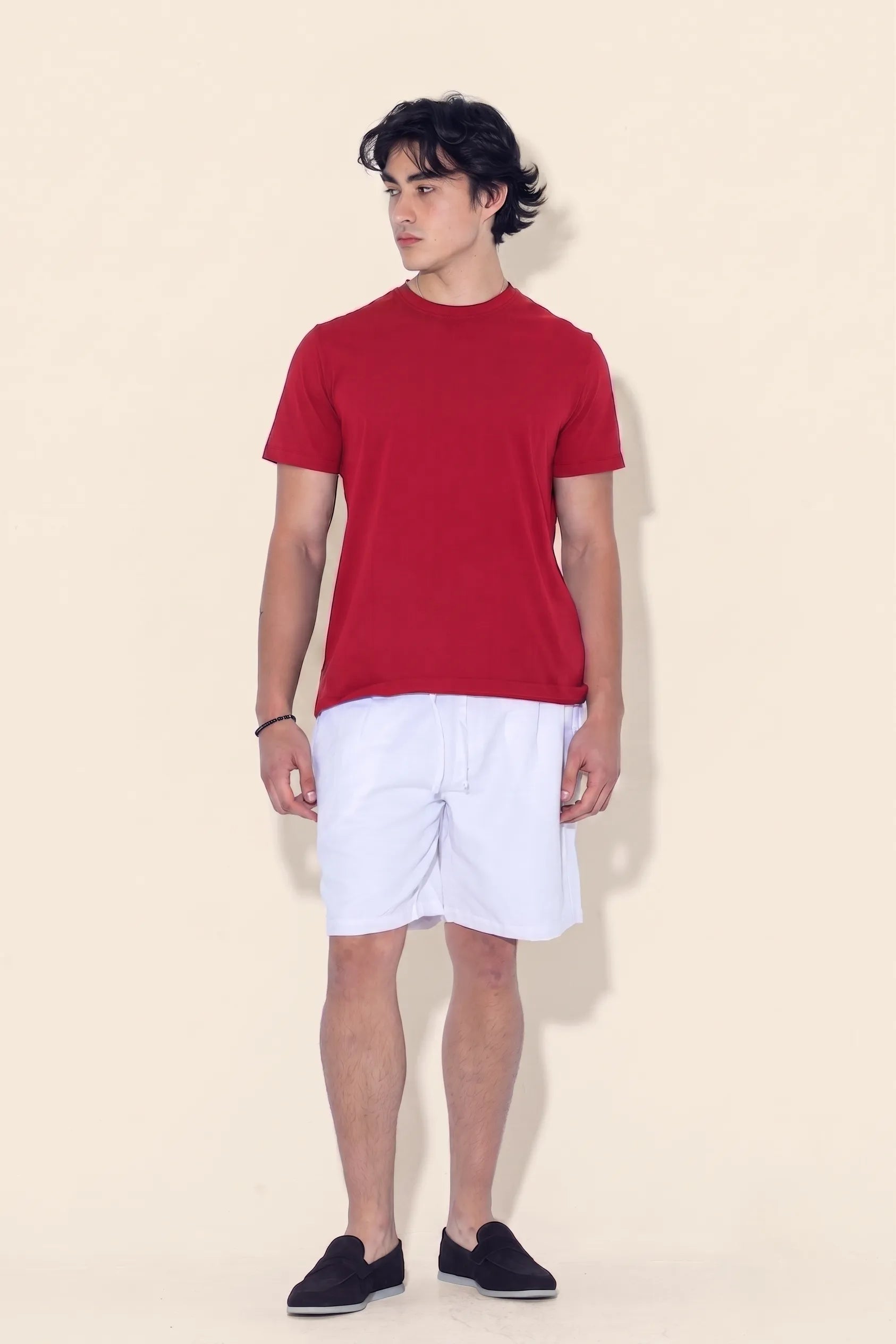 Basic T-shirt with Half Sleeves