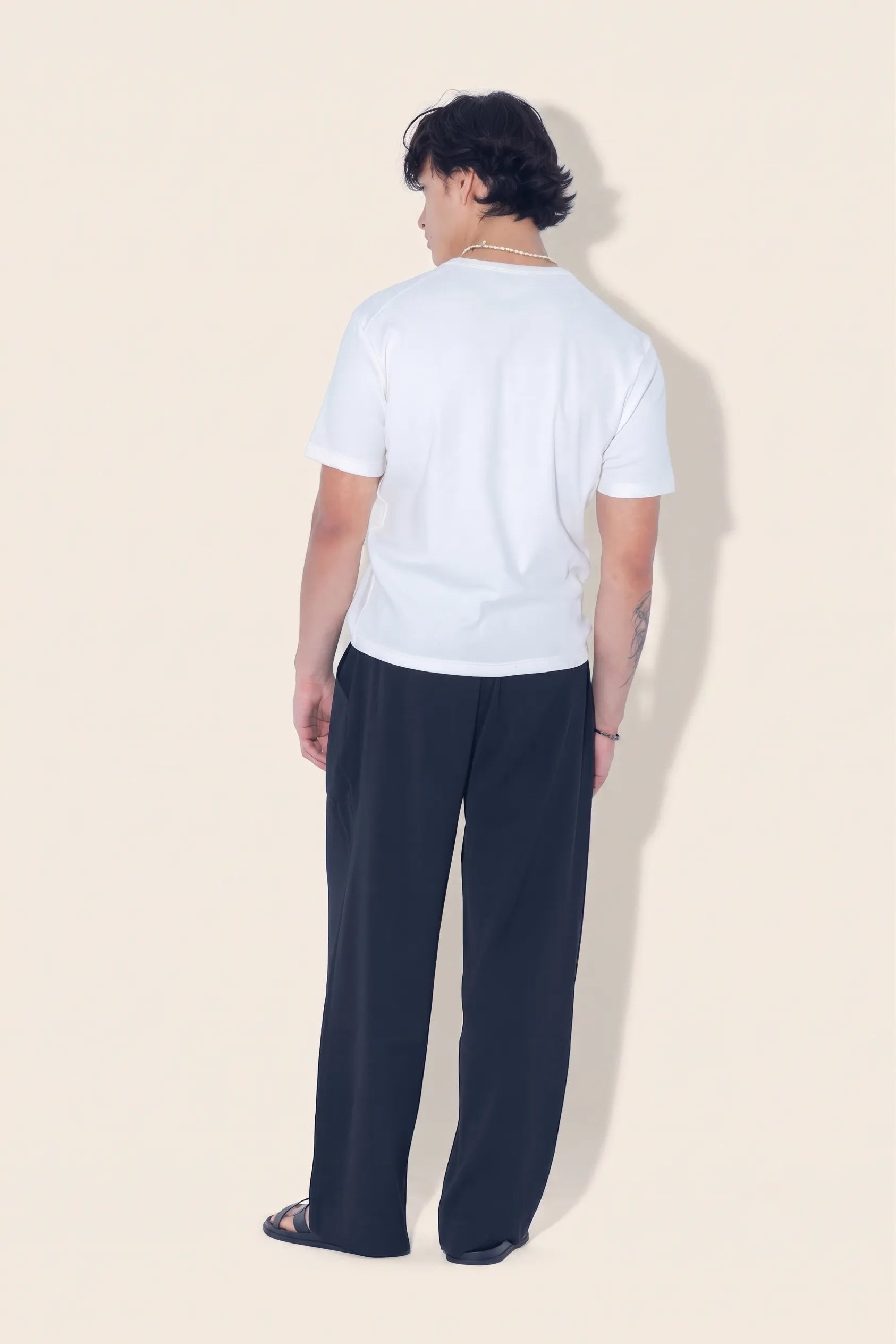 Relaxed Fit Pleated Trousers