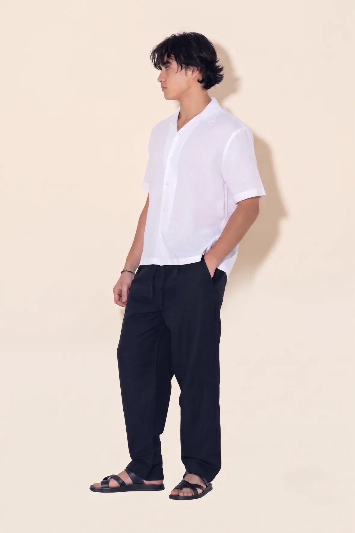 Linen Shirt Short-Sleeve