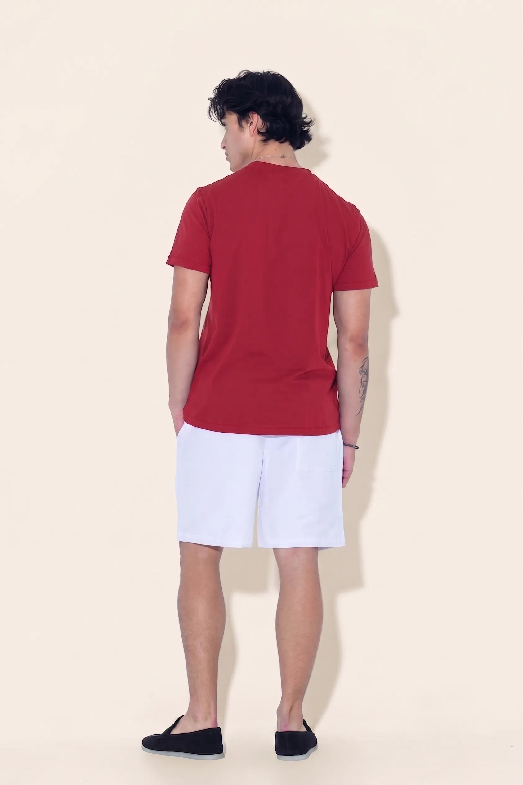 Basic T-shirt with Half Sleeves