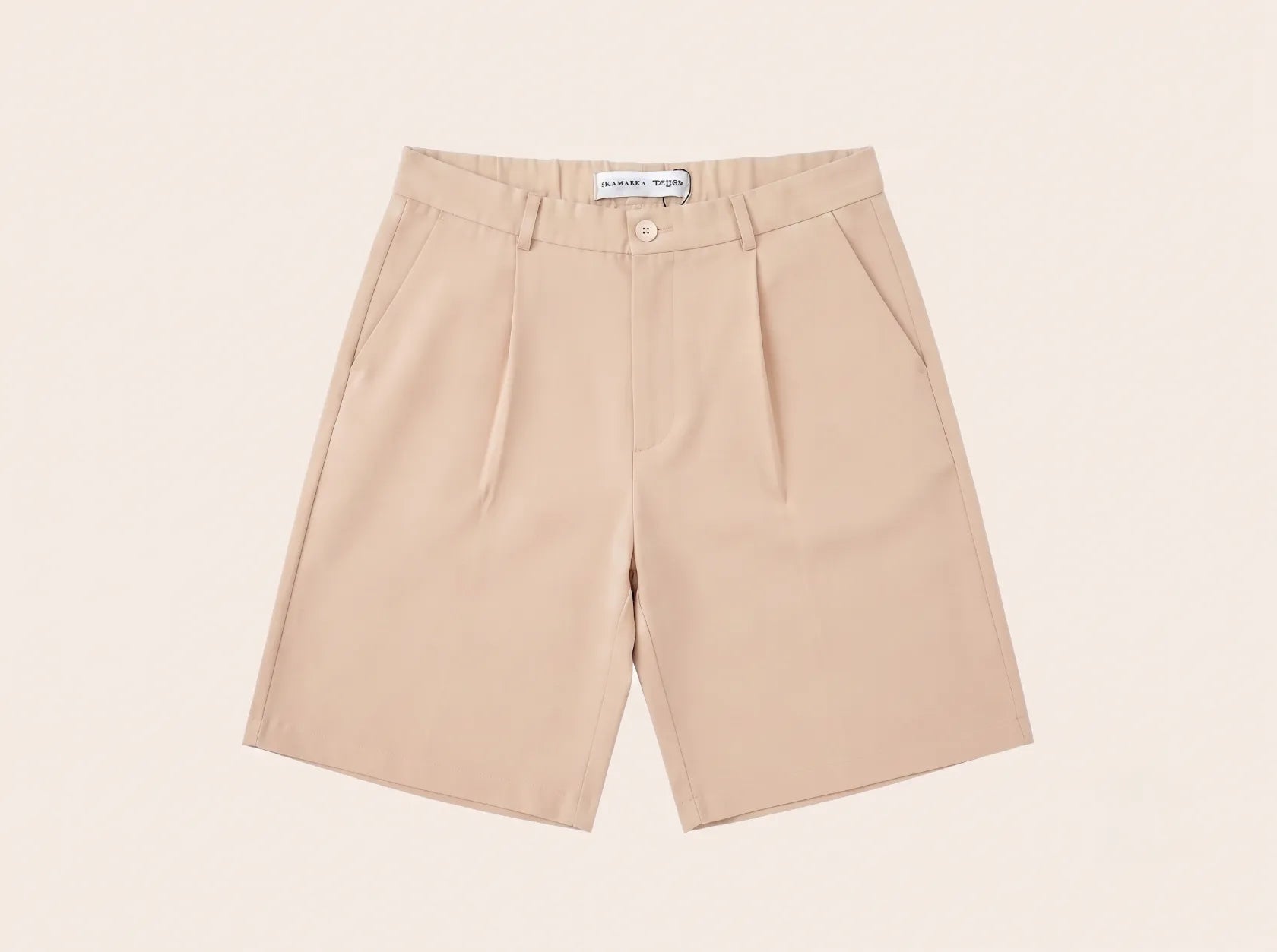 Pleated Bermuda