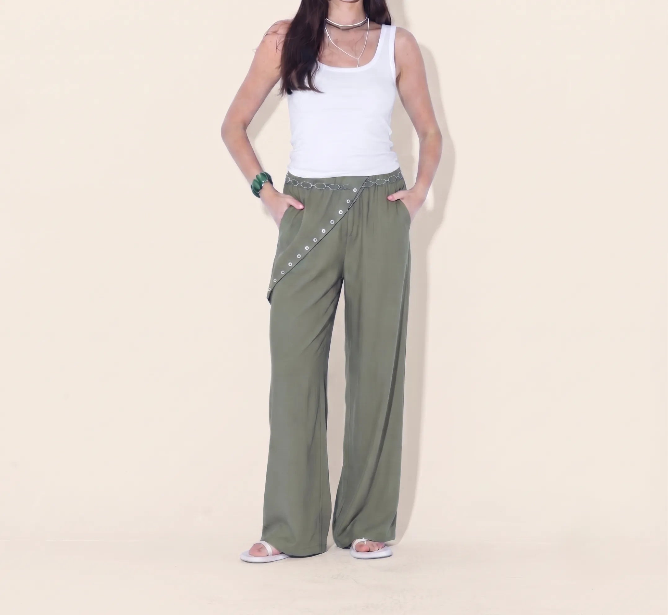 Tencel Scarf Trouser