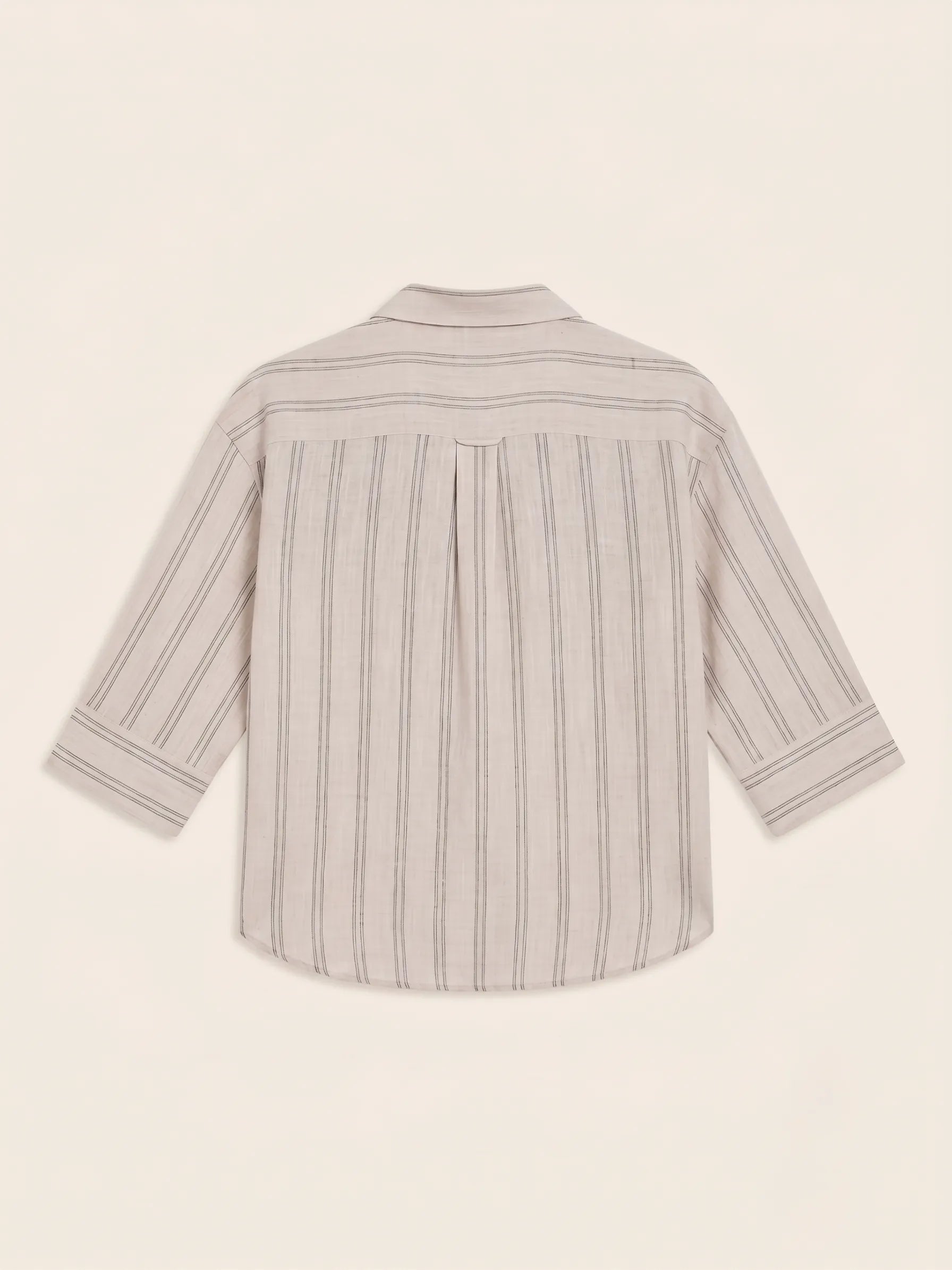 Stripped Linen Kimono Sleeves