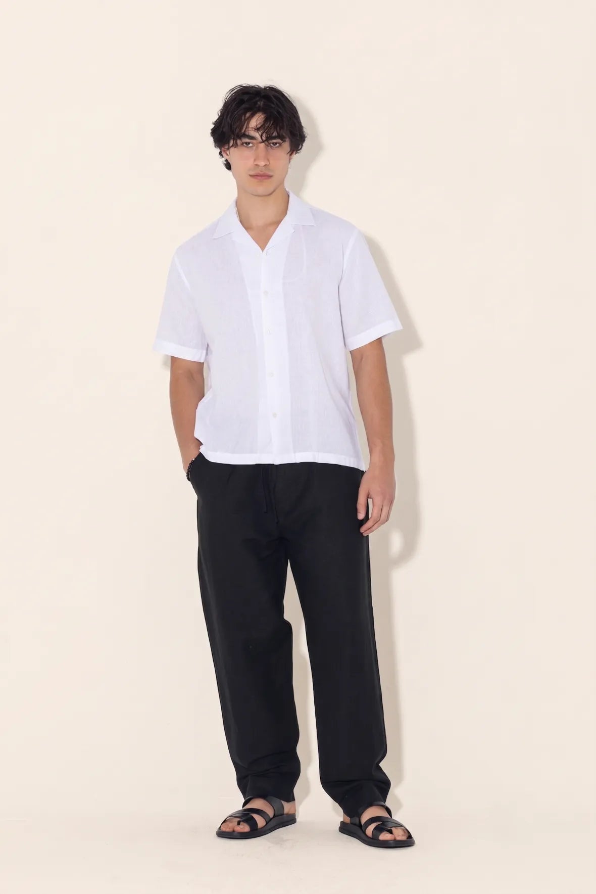 Linen Shirt Short-Sleeve